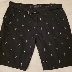 Galaxy By Harvic Black Cotton Shorts
